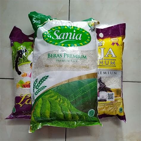 Jual Beras Premium 5kg Beras Murah Beras Enak Beras Sania Beras