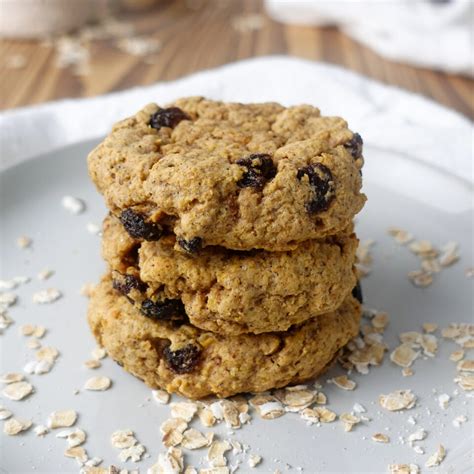 Soft And Chewy High Protein Oatmeal Raisin Cookies