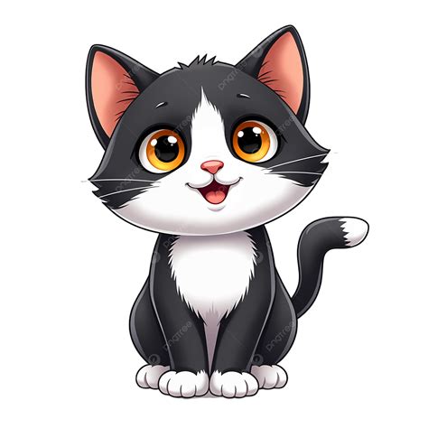 Cartoon Cat Expression Pack Cute Cat The Cat Kitten Png Transparent