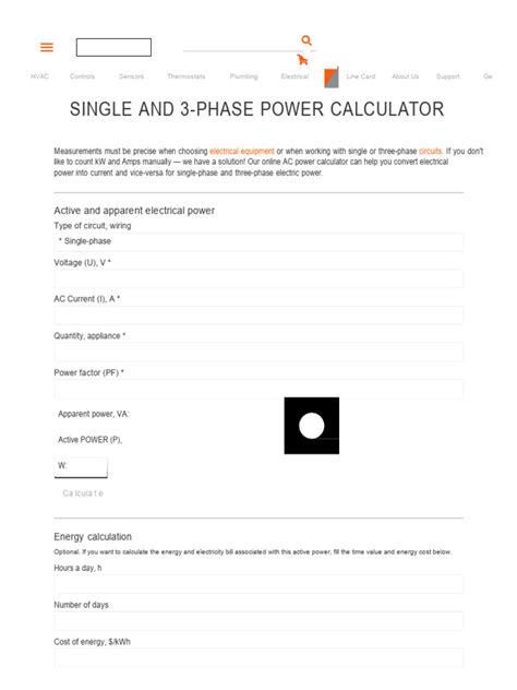 Single and 3-Phase Power Calculator | PDF | Electric Power | Ac Power 