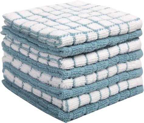 Amazon Now Designs Ripple Kitchen Dishcloth Set Of 4 Bali Blue