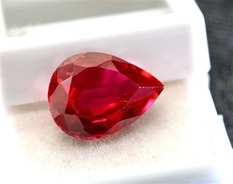 7 10 Ct Natural Rare Certified Burma Ruby VVS AA Cut Loose Gemstone