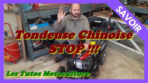 Tondeuse Chinoise Stop Loncin Rato Tck Garden Titan