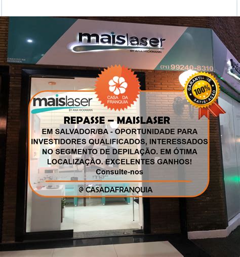 Em Salvador MAISLASER Depilação a laser Ana Hickmann Negócios