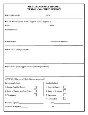 Coaching Form Template Word Fill Online Printable Fillable Blank