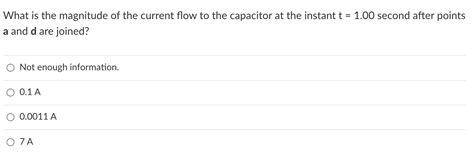 Solved To The Nearest Tenth Of A Milliamp What Is The