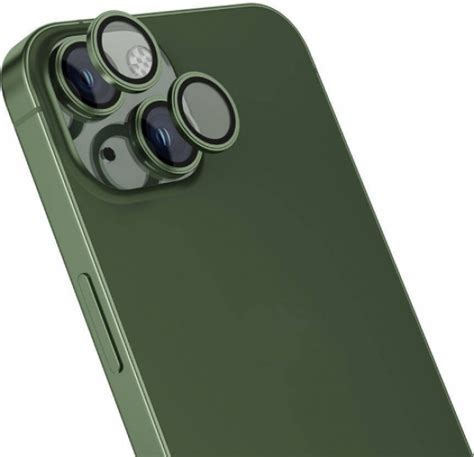 Apple iPhone 15 Plus 6 7 Lens Koruyucu CL 15 Kamera Koruyucu Yeşil