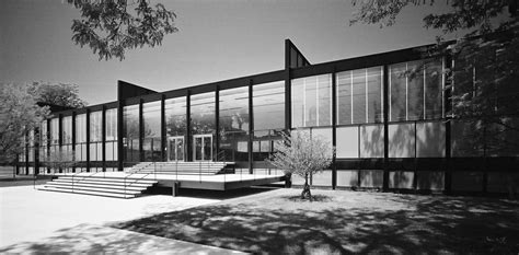 Iit Crown Hall Ludwig Mies Van Der Rohe Illinois Institute Of