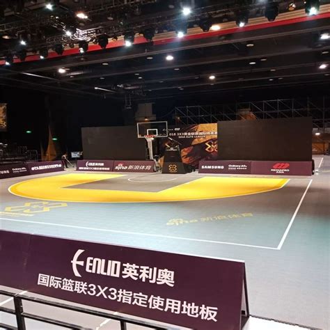 Modular Enlio Ses Elite Fiba 3x3 Official Court Tiles Ses Basketball