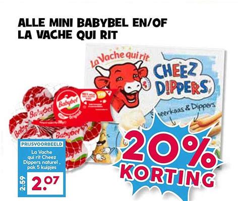 Alle Mini Babybel En Of La Vache Qui Rit Korting Aanbieding Bij