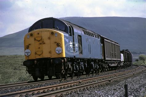 The Transport Library Br British Rail Diesel Locomotive Class 40 40082 At Blea Moor Sandc In