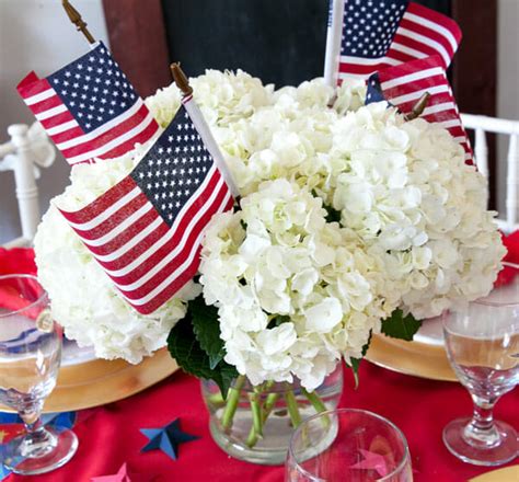 Elegant Patriotic Centerpieces