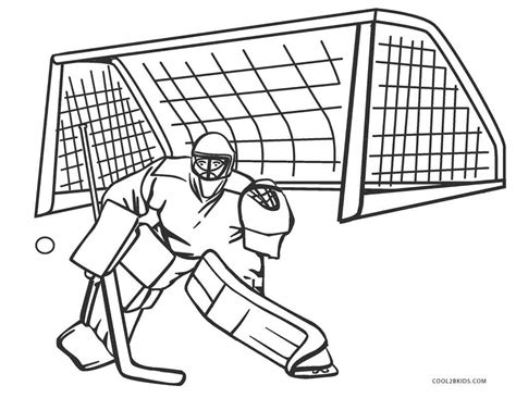 Free Printable Hockey Coloring Pages For Kids