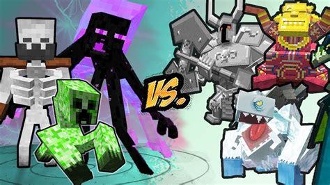 Best Of Mutant Monsters Vs Mowzie S Mobs In Minecraft YouTube