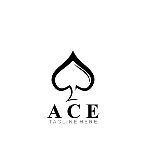 Premium Vector Ace Logo Icon Vector Illustration Template Design