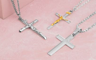 Cross Jewelry - Gold Cross Jewelry - Silver Cross Jewelry