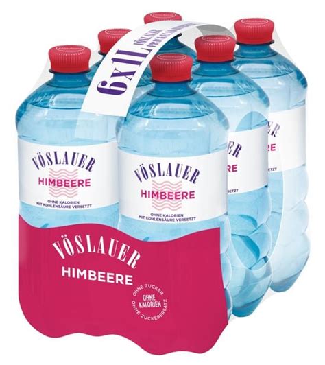 Vöslauer Flavour Himbeere 6x1l rePET