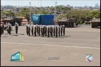 MGTV 1ª edição Uberlândia Batalhão de infantaria motorizado em