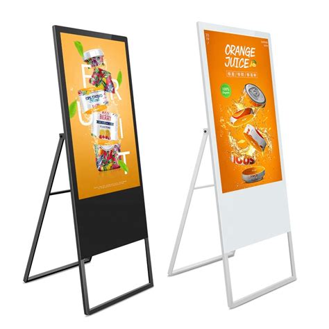 43inch Lcd Advertising Display Screen Battery Powered Digital Signage