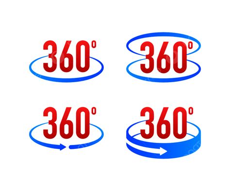 360 Degree View Vector PNG Images 360 Degrees View Sign Icon Concept