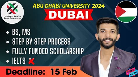 Abu Dhabi University Scholarships In Uae Fully Funded