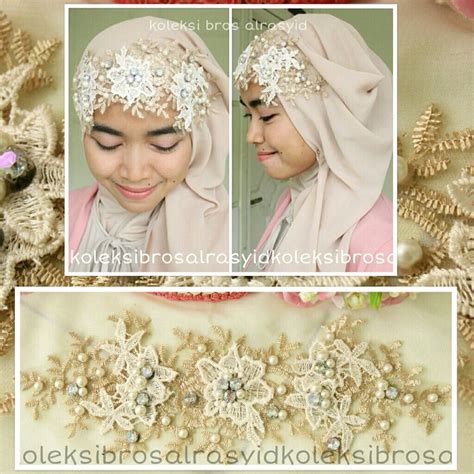 Aksesoris Hijab Jual Aksesoris Hijab Anting Hijab Bunga Hemi Putih