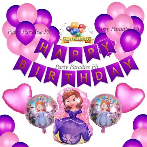 Sofia The First Party Decorations Shelly Lighting