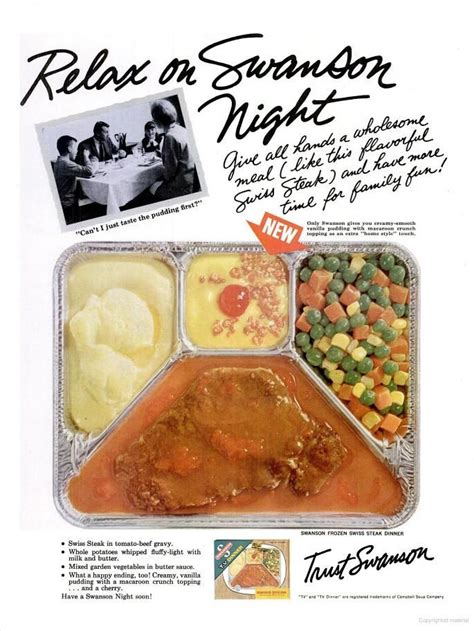 Pin by J.E. Hart on Vintage TV Dinners | Retro recipes, Tv dinner, Swanson tv dinner