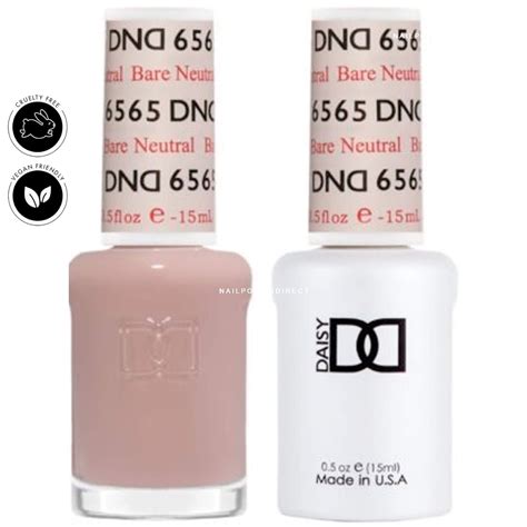 Dnd Bare Neutral Duo Gel And Nail Polish Set 2 X 15ml Nail Polish Direct