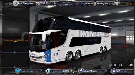 ETS 21 35 Mod Bus Mapa EAA Unificado Rodando Brasil YouTube