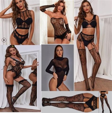 Sexy Lingerie For Women Bodysuit Fishnet Body Stocking Nightwear Sleepwear Gift EBay