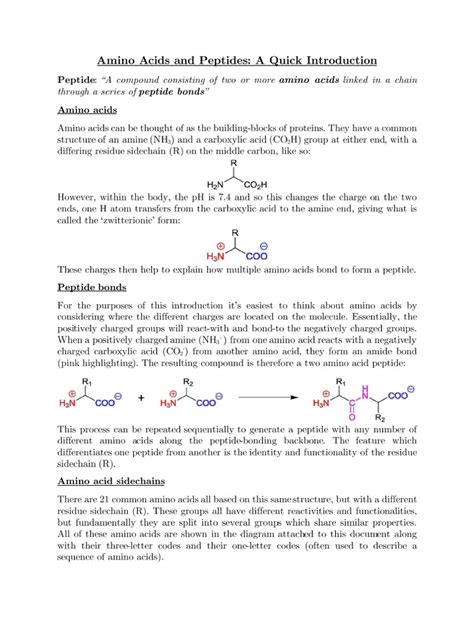 PDF Intro To Amino Acids And Peptides Pdf DOKUMEN TIPS