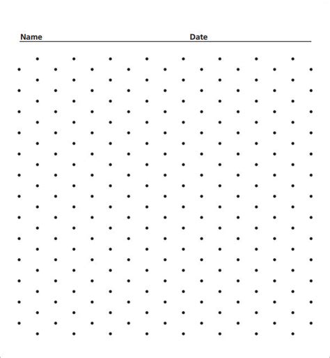 Printable Isometric Dot Paper