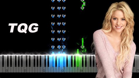 Karol G Feat Shakira Tqg Piano Tutorial Youtube