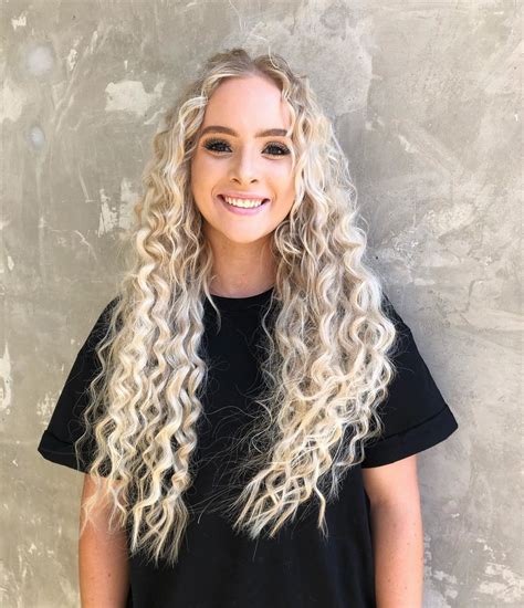 Blonde Girl With Curly Hair