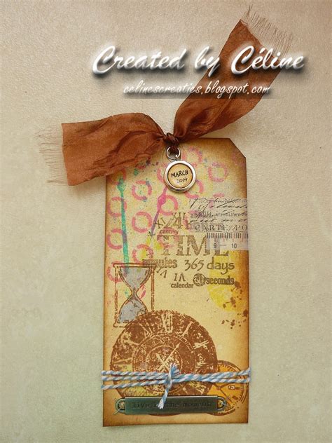 C Lines Creaties Tim Holtz Tag March