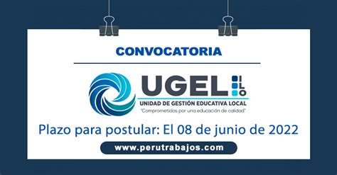 Ugel Ilo Plazas Empleos