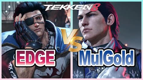 Edge Hwoarang Vs Mulgold Claudio Tekken Ranked Match Youtube