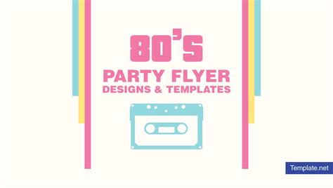 80s Party Flyer Template