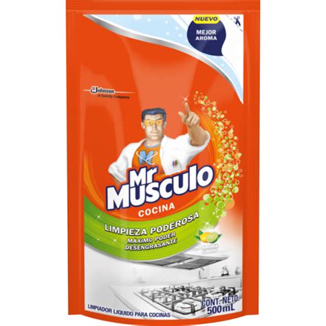 Mr Musculo Cocinas Limpiador Limon Doy Pack 500 Ml