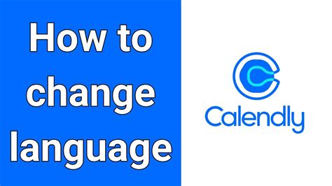 How To Change Language On Calendly YouTube