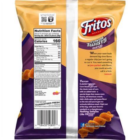 Fritos® Queso Flavor Twists® Corn Snacks 925 Oz Ralphs