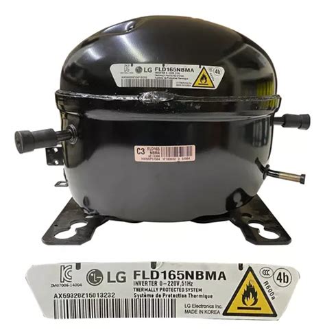 Compresor LG Inverter R600 Tca36811409 Fld165nbma Original Meses Sin