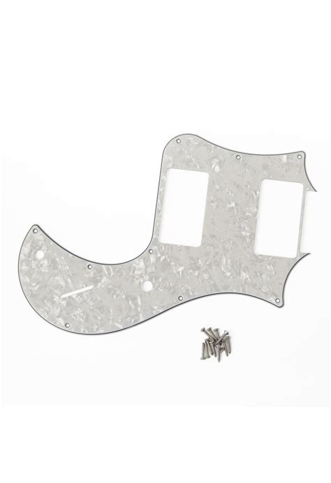 Prs Guitars Prs Standard 24 S2 Pickguard 3 Ply Pearloid Black White