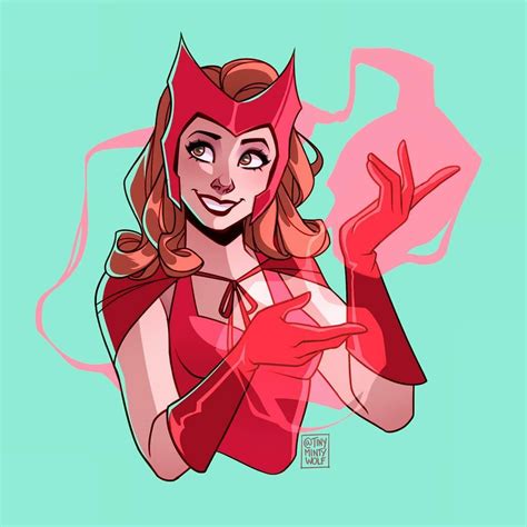 WandaVision art by Minty | Dibujos, Superheroes dibujos, Marvel