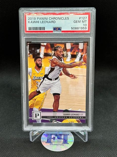 Panini Chronicles Kawhi Leonard Psa Gem Mint Clippers