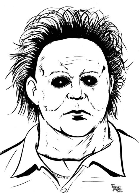 Michael Myers Sketch By Jay3502 On Deviantart