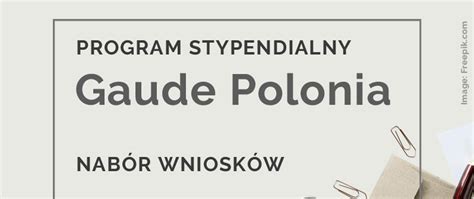 Ruszył nabór wniosków o stypendia z programu Gaude Polonia