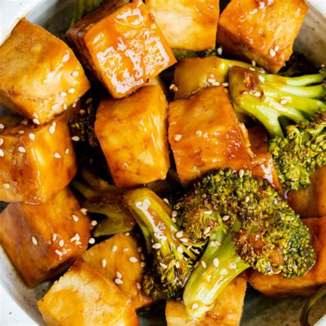 Baked Teriyaki Tofu And Broccoli The Floured Camera