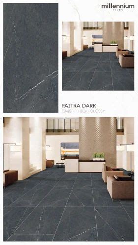 Paitra Dark High Glossy Vitrified Tile At Rs 29sq Ft Vitrified Tile